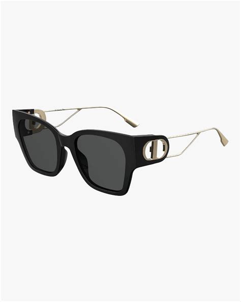 30Montaigne S13I Black Square Sunglasses 